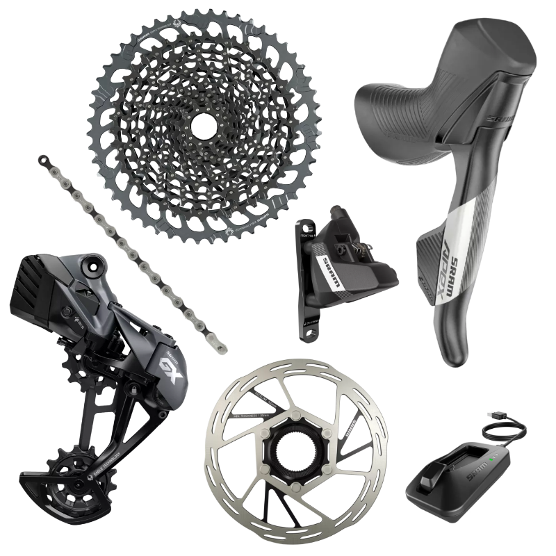 SRAM Apex GX eTap AXS Eagle 1x Gravel Drivetrain Stinner Frameworks