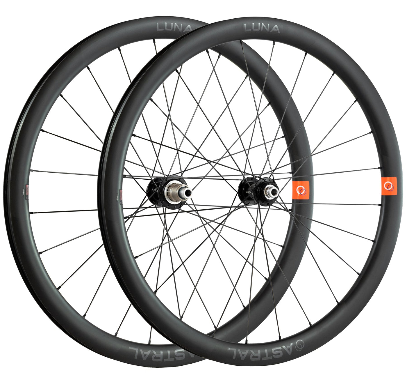 Astral Luna Carbon Disc Rims to White Industries CLD Hubs