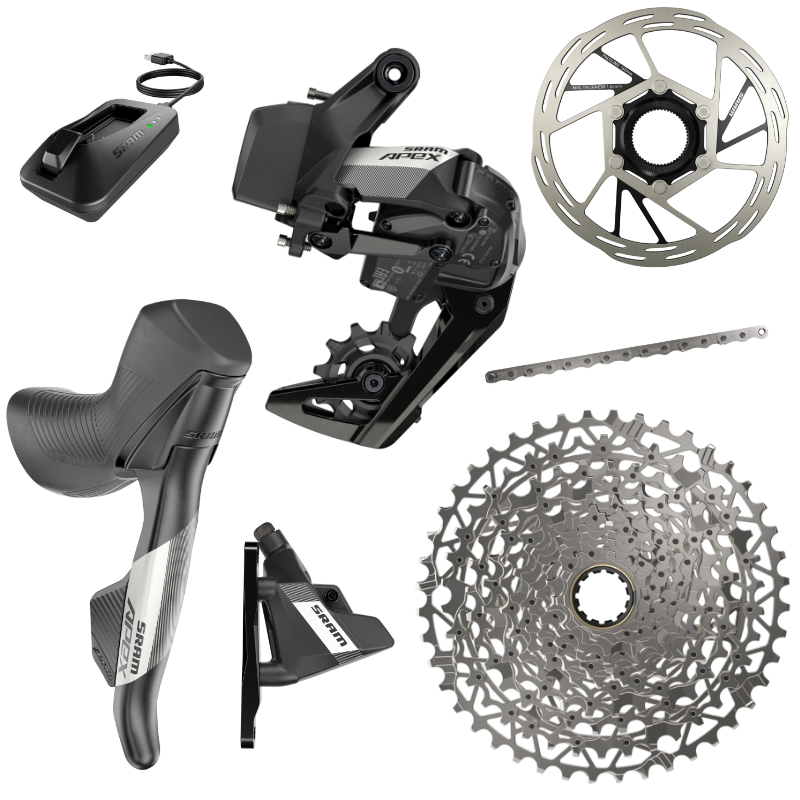 SRAM Apex eTap AXS XPLR 1x Gravel Drivetrain