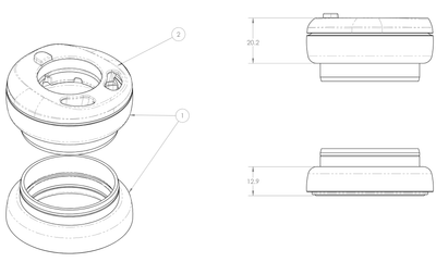 ENVE IN-Route 44mm Headset