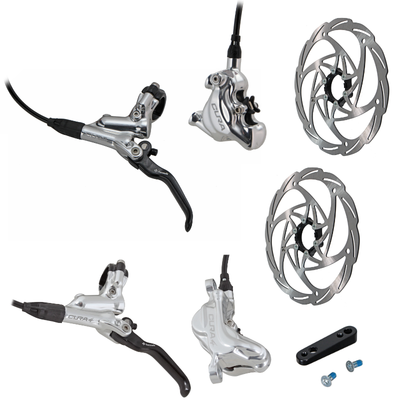 Formula CURA 4 Post Mount/CURA Flat Mount Brakeset w/ 180mm rotors