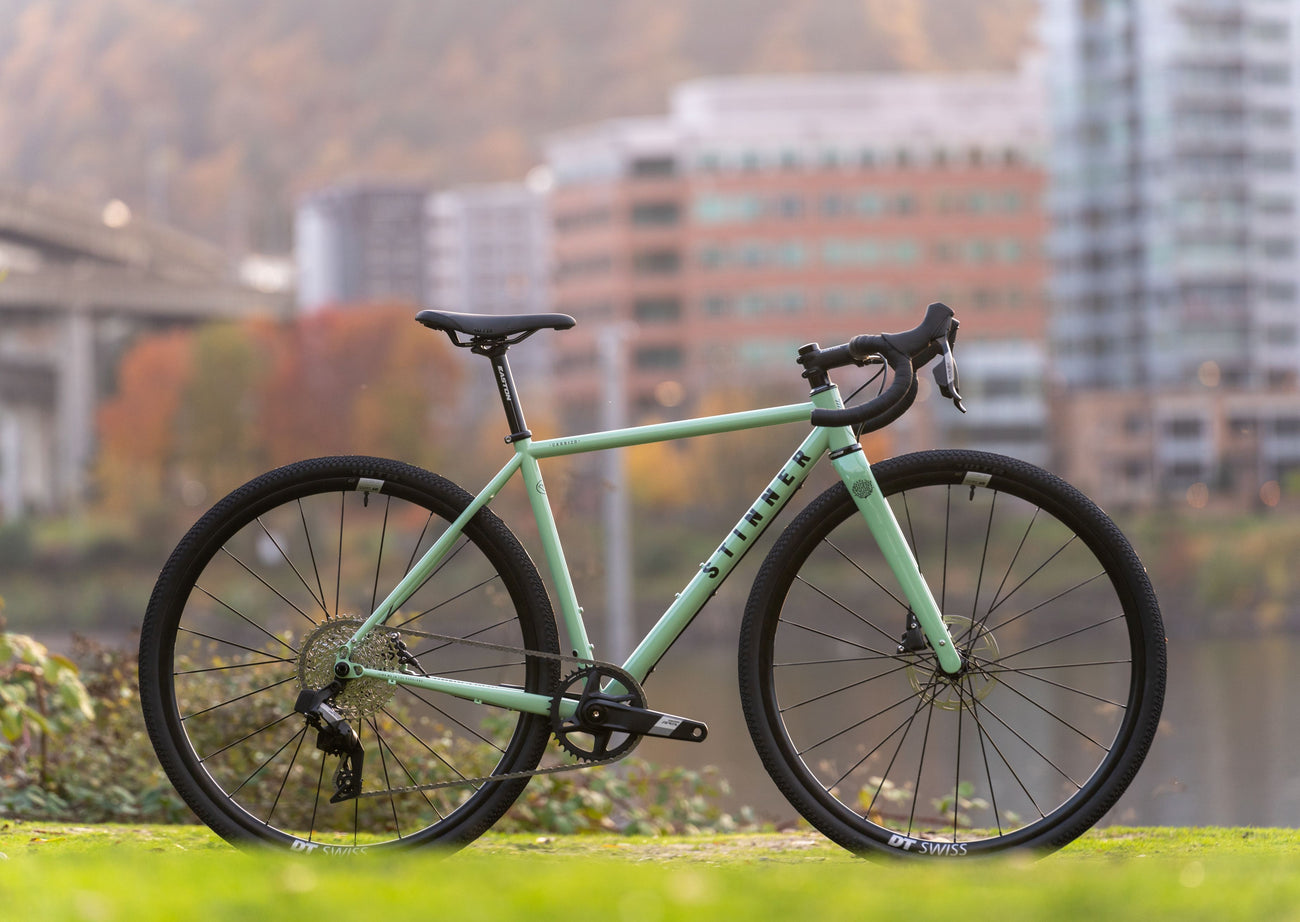 Stinner Carrizo Select Frameset, Mint Green All-Road Frame Mfg Size 60