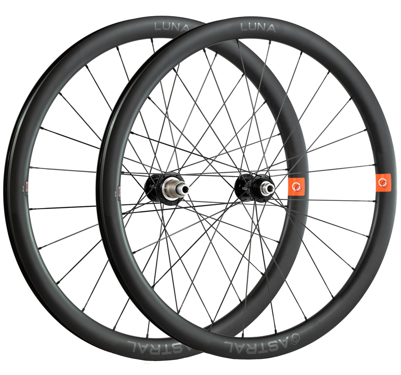 Astral Luna Carbon Disc Rims to Astral Approach CL Hubs