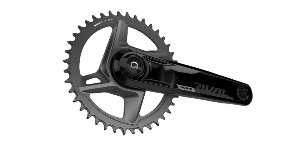 パーツ SRAM Rival AXS Crank 1x Wide 170mm 40T SRAM Rival Power Meter 1x Crankset WIDE - 40t – Stinner Frameworks