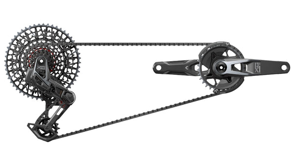 SRAM X1-Carbon Eagle DUB Crankset 1x12s 170mm/175mm x 34T