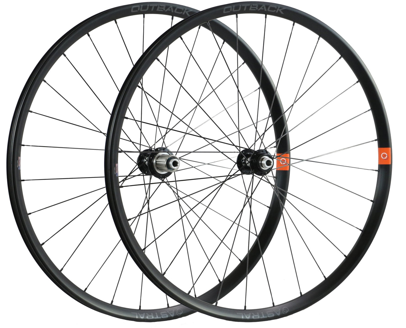 Astral Outback Alloy Disc Rims to White Industries CLD Hubs
