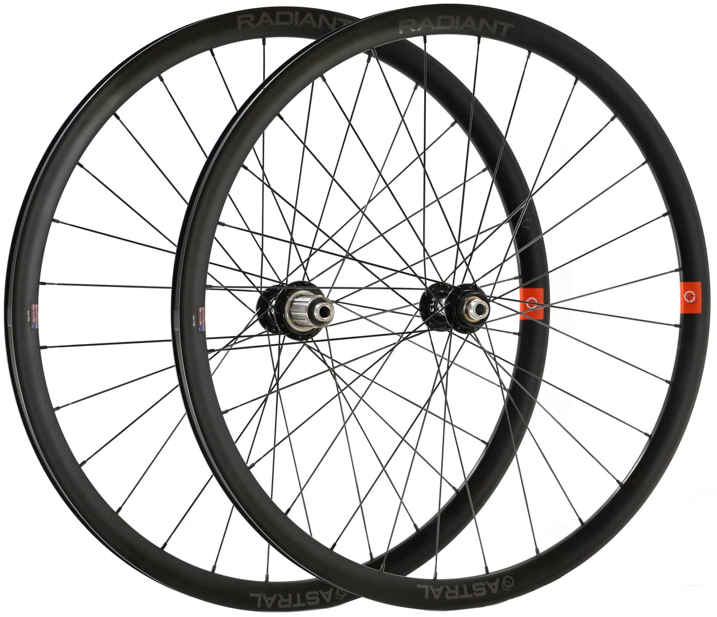 Astral Radiant Alloy Disc Rims to White Industries CLD Hubs