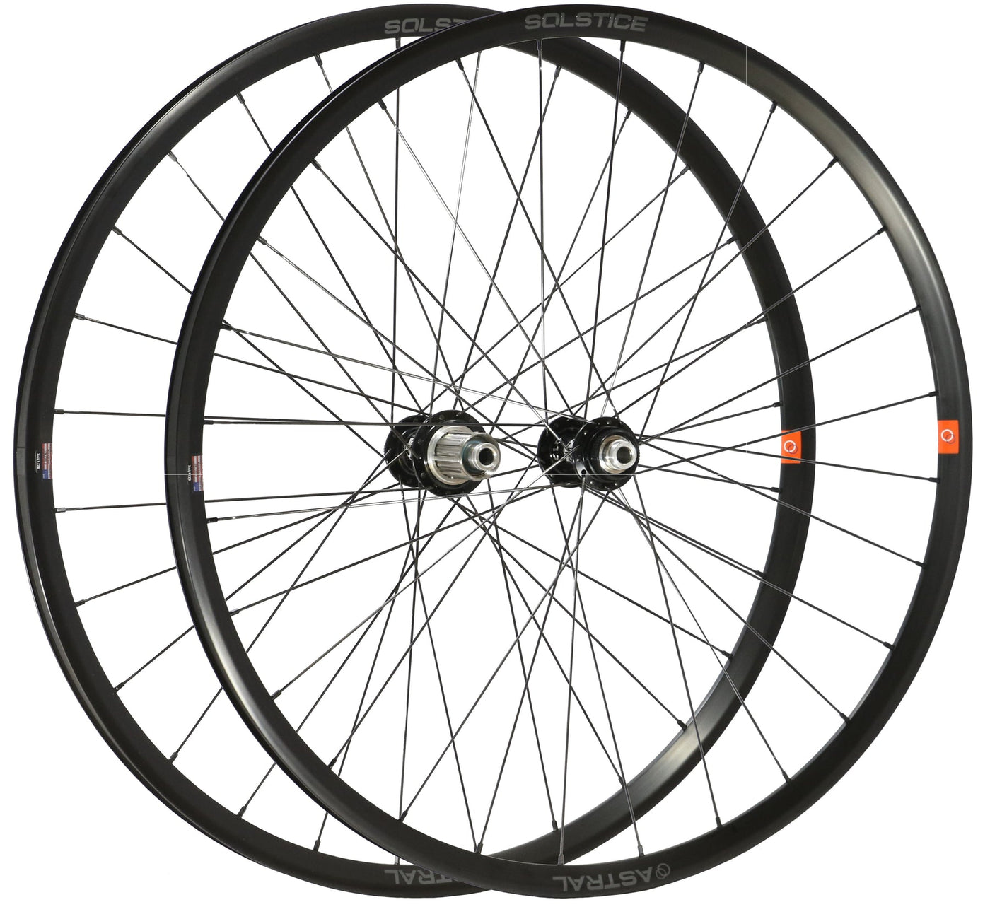 Astral Solstice Alloy Disc Rims to Astral Approach CL Hubs