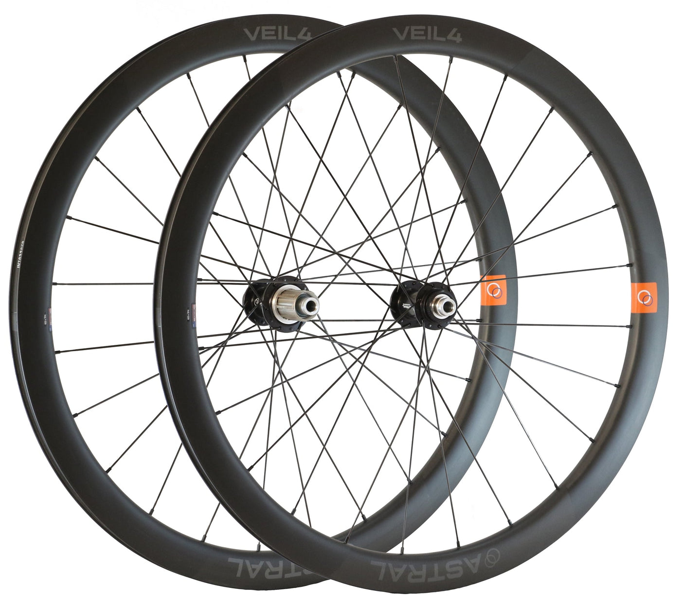Astral Veil 4 Carbon Disc Rims to White Industries CLD Hubs